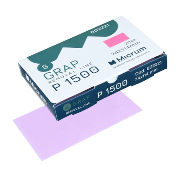 Foaie abraziva autoadeziva Micrum 70x114mm 3