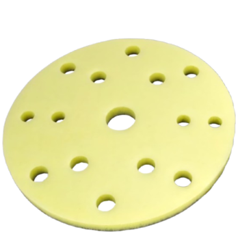 MICRUM Velcro interface pad150 mm, 3 mm vastag, sárga, 15 lyuk