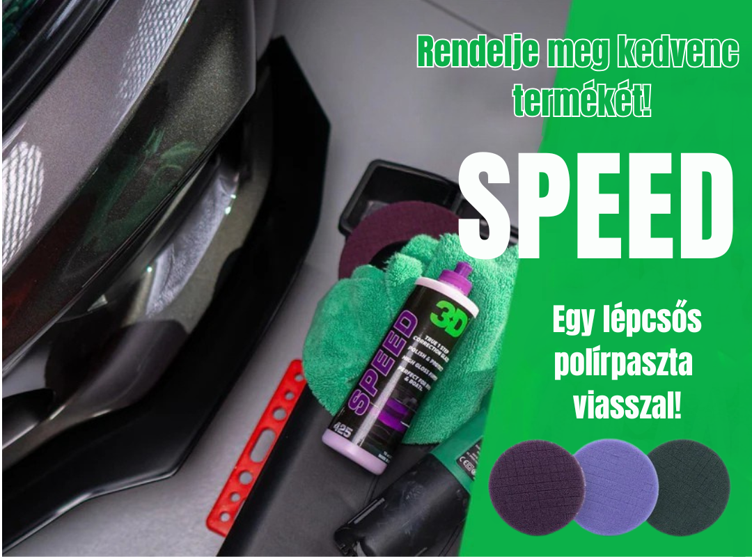 3D SPEED Egy lépcsős polírpaszta viasszal
