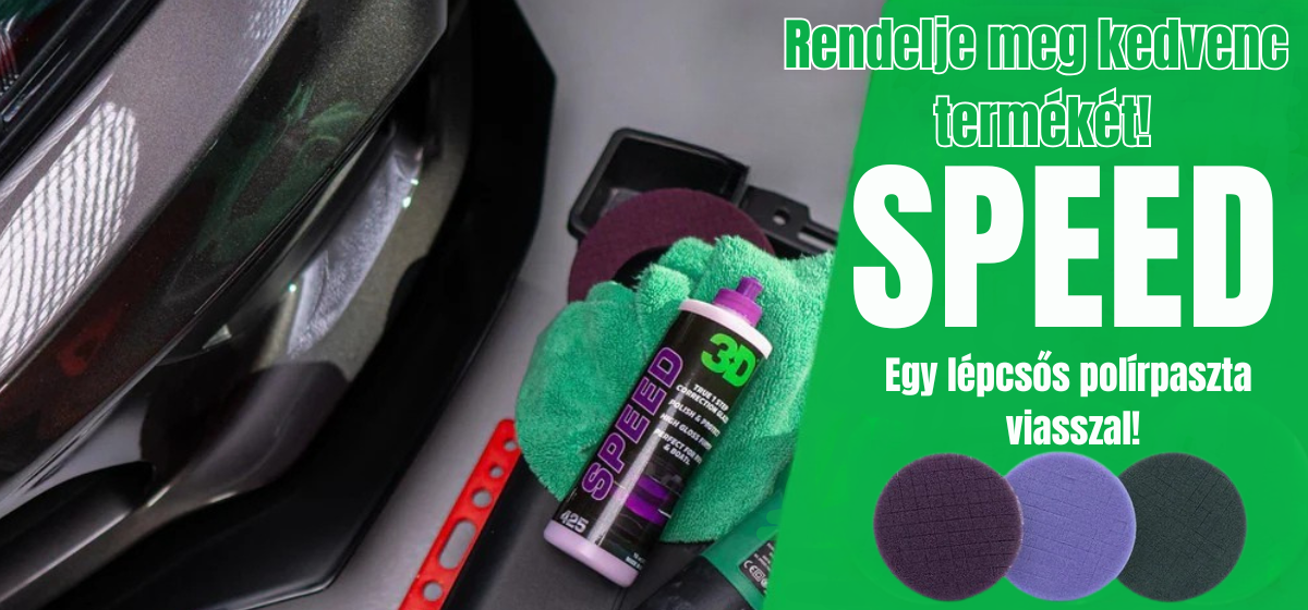 3D SPEED Egy lépcsős polírpaszta viasszal