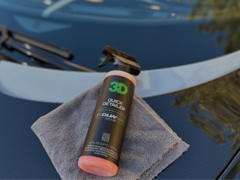 3D GLW Series Quick Detailer Gyors autófenyező a középpontban: Showroom-fény egyetlen fújással